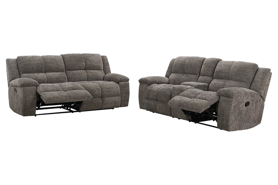 Parker Living Buster Manual Reclining Sofa and Loveseat
