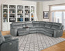 Parker House Parthenon Straight Console with USB in Titanium