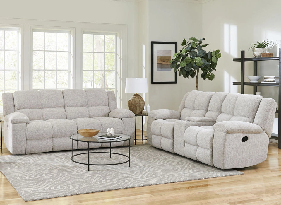 Parker Living Buster Manual Reclining Sofa and Loveseat