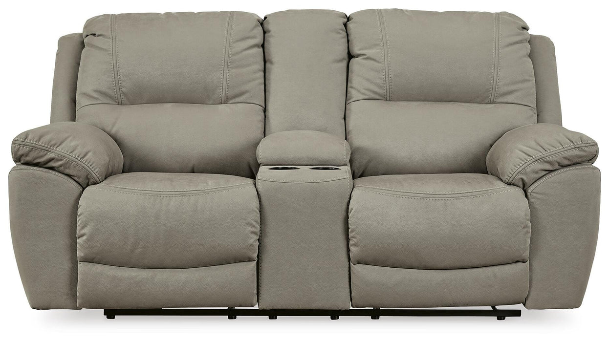 Next-Gen Gaucho Reclining Loveseat with Console - MI Hometown Furnishings (MI)*