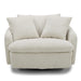 Parker Living Boomer Large Swivel Chair with 2 Toss Pillows