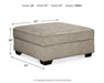 Bovarian Ottoman - MI Hometown Furnishings (MI)*
