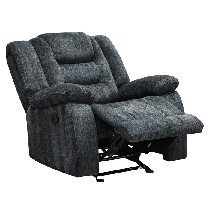 Parker Living Bolton - Misty Storm Manual Reclining Sofa and Two Recliners