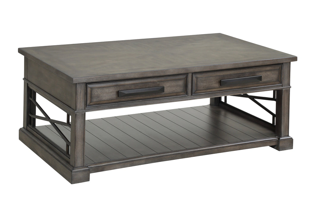 Parker House Sundance - Smokey Grey Cocktail Table with 2 End Tables