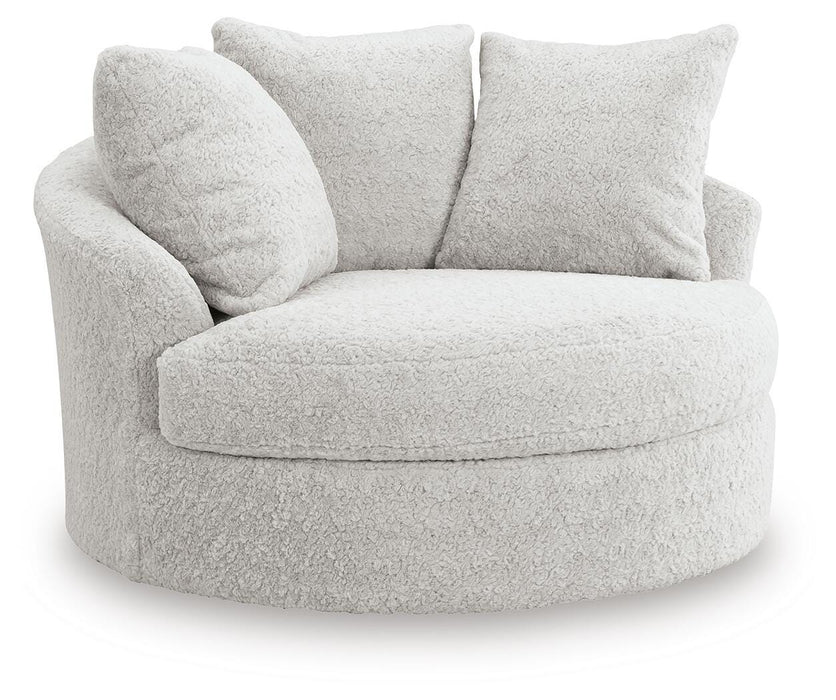 Cuddle Plush Oversized Swivel Accent Chair - MI Hometown Furnishings (MI)*