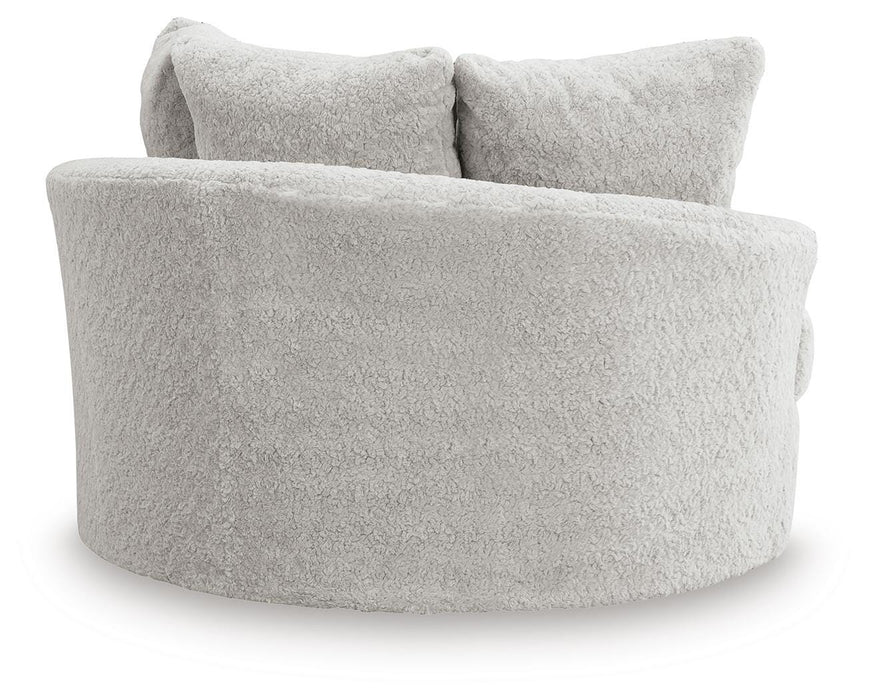 Cuddle Plush Oversized Swivel Accent Chair - MI Hometown Furnishings (MI)*
