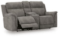 Next-Gen DuraPella Power Reclining Loveseat with Console - MI Hometown Furnishings (MI)*