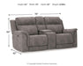 Next-Gen DuraPella Power Reclining Loveseat with Console - MI Hometown Furnishings (MI)*