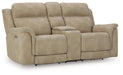 Next-Gen DuraPella Power Reclining Loveseat with Console - MI Hometown Furnishings (MI)*