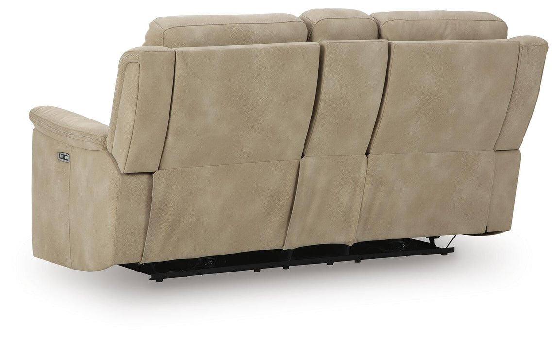 Next-Gen DuraPella Power Reclining Loveseat with Console - MI Hometown Furnishings (MI)*