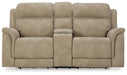 Next-Gen DuraPella Power Reclining Loveseat with Console - MI Hometown Furnishings (MI)*
