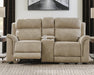 Next-Gen DuraPella Power Reclining Loveseat with Console - MI Hometown Furnishings (MI)*