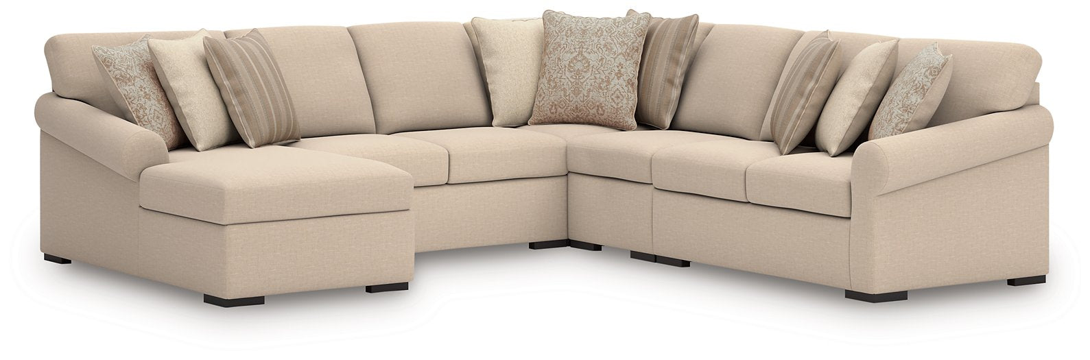 LadyMae Sectional with Chaise - MI Hometown Furnishings (MI)*