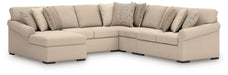LadyMae Sectional with Chaise - MI Hometown Furnishings (MI)*