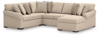 LadyMae Sectional with Chaise - MI Hometown Furnishings (MI)*