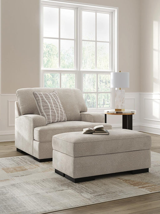 High Profile Chair & Ottoman Living Room Set - MI Hometown Furnishings (MI)*