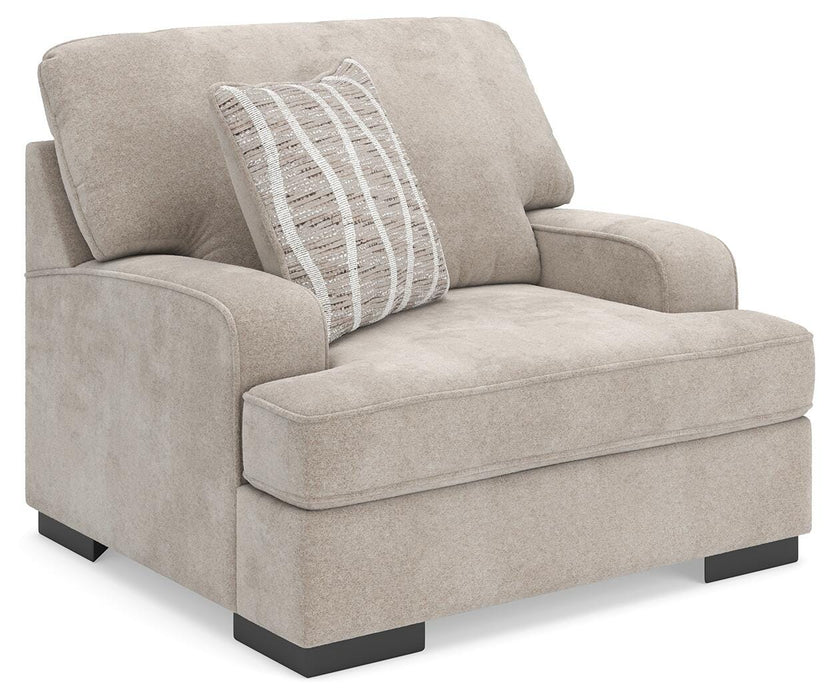 High Profile Chair & Ottoman Living Room Set - MI Hometown Furnishings (MI)*