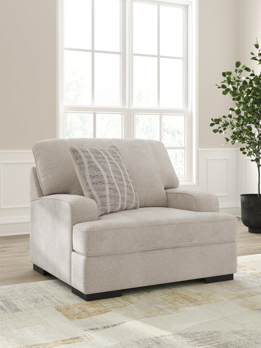 High Profile Chair & Ottoman Living Room Set - MI Hometown Furnishings (MI)*