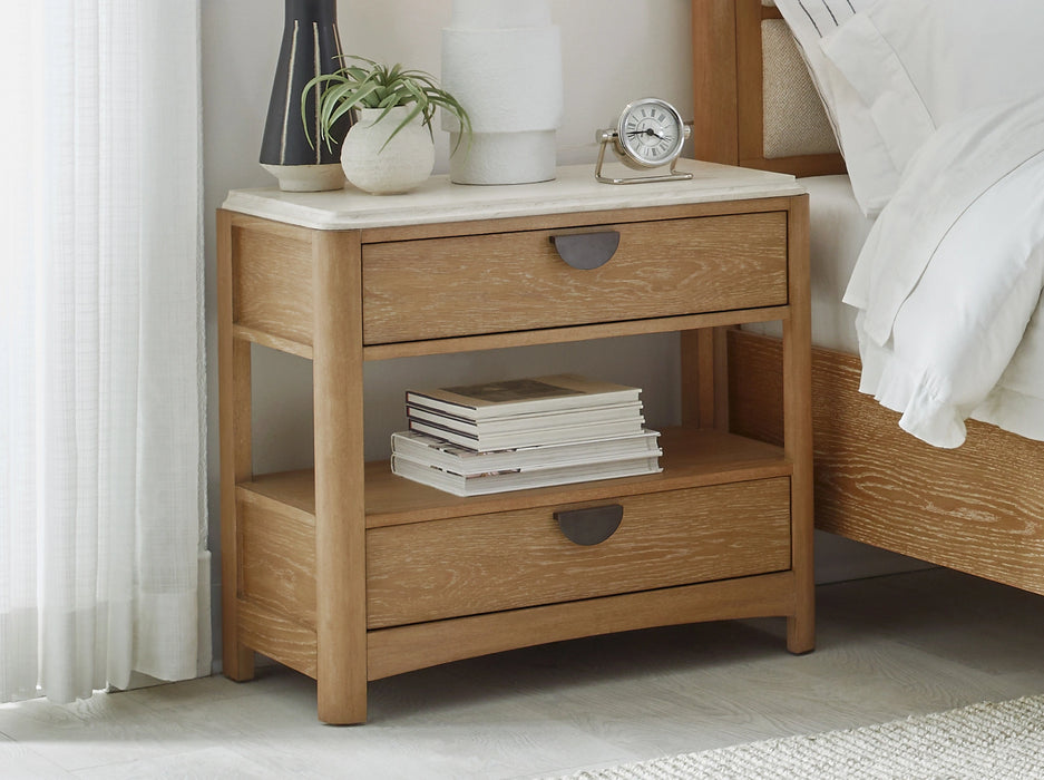 Parker House Escape - Bedroom King Panel Bed 2 Nightstands Dresser with Mirror and Chest