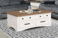 Parker House Americana Modern - Cotton Lift Top Cocktail Table with 2 End Tables