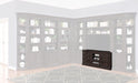 Parker House Washington Heights 66" TV Console in Washed Charcoal