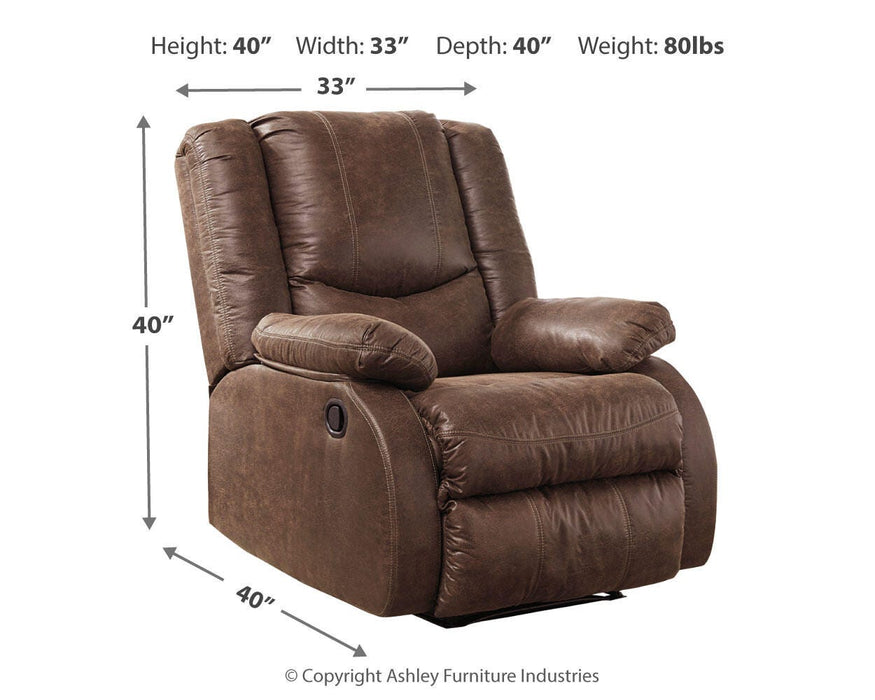 Bladewood Recliner - MI Hometown Furnishings (MI)*