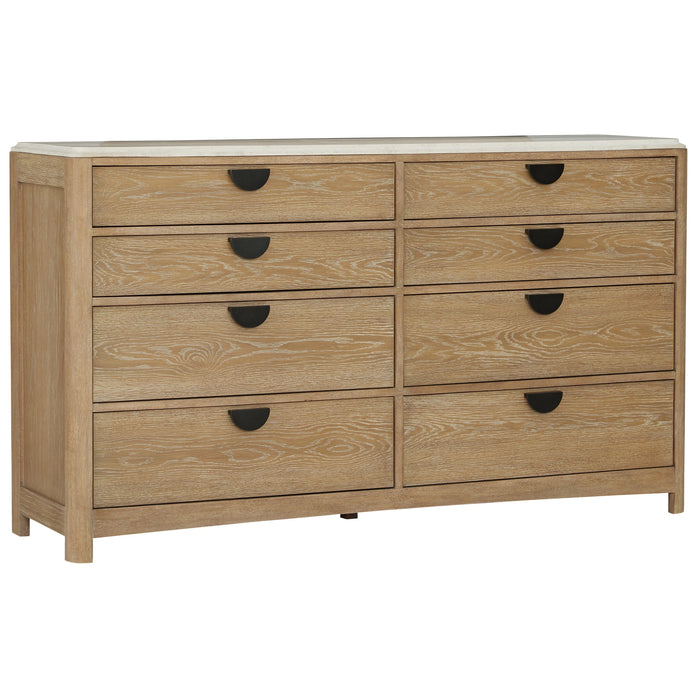Parker House Escape - Bedroom King Panel Bed 2 Nightstands Dresser with Mirror and Chest