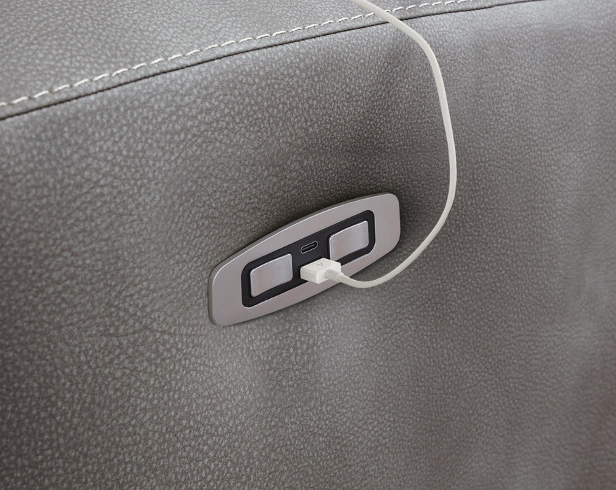 Next-Gen DuraPella Power Reclining Sectional Sofa - MI Hometown Furnishings (MI)*