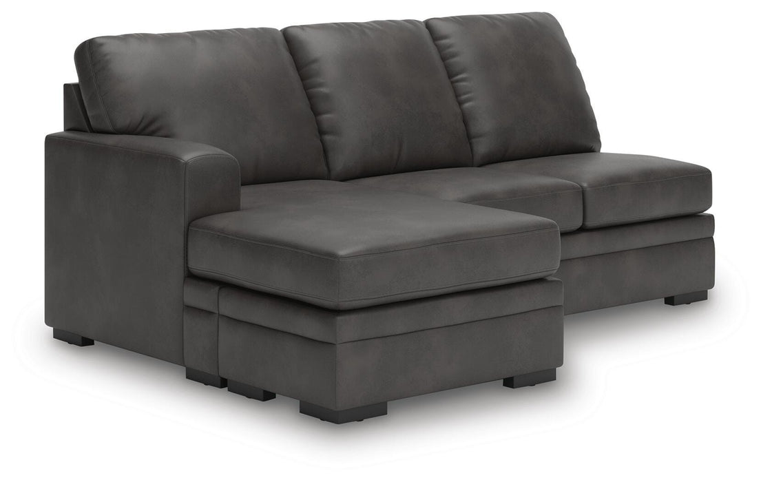 Lofton-Pike Sectional with Chaise - MI Hometown Furnishings (MI)*