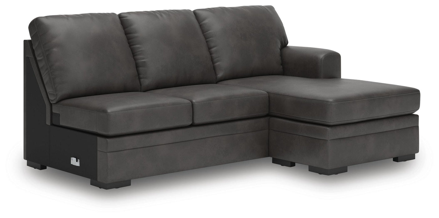Lofton-Pike Sectional with Chaise - MI Hometown Furnishings (MI)*