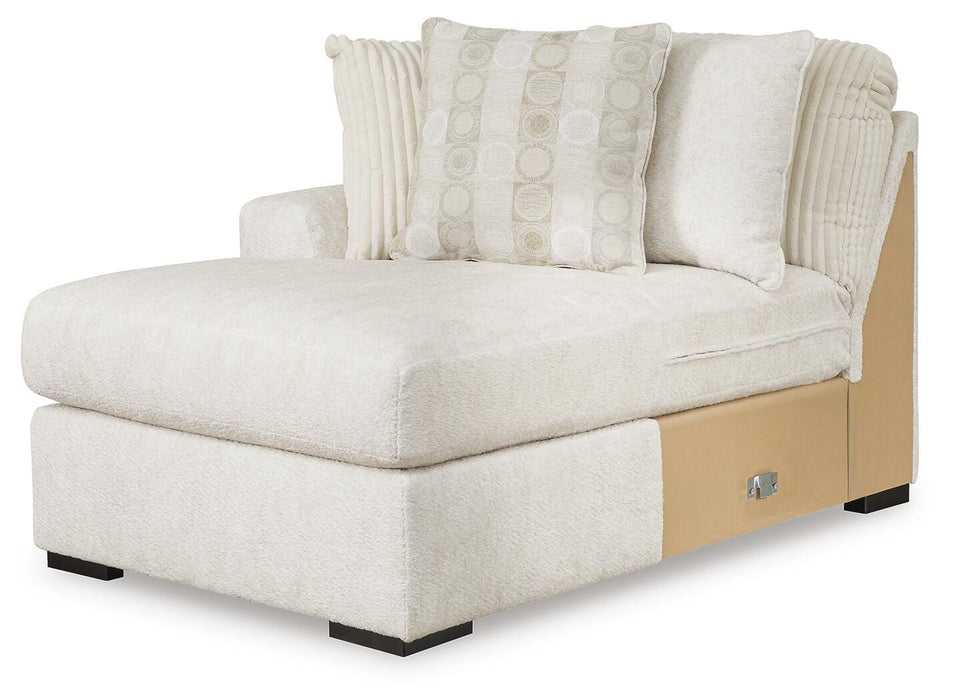 Chessington Sectional with Double Chaise - MI Hometown Furnishings (MI)*