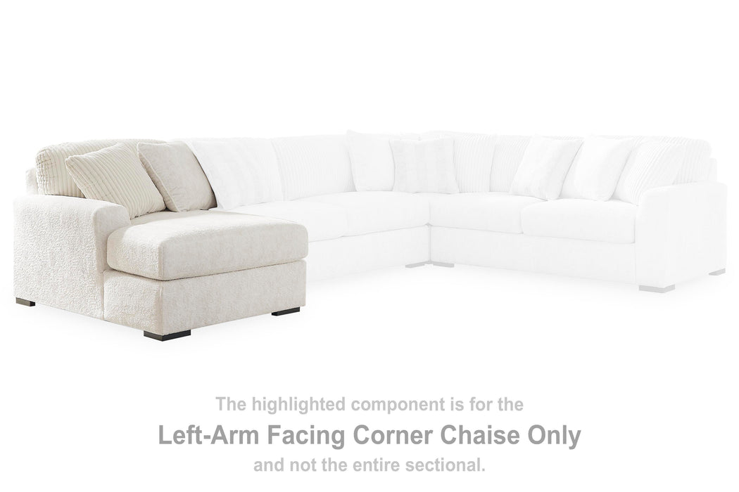 Chessington Sectional with Double Chaise - MI Hometown Furnishings (MI)*