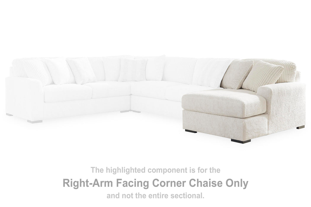 Chessington Sectional with Double Chaise - MI Hometown Furnishings (MI)*