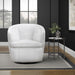 Parker Living Barolo 100% Italian Leather Swivel Club Chair Two Pack