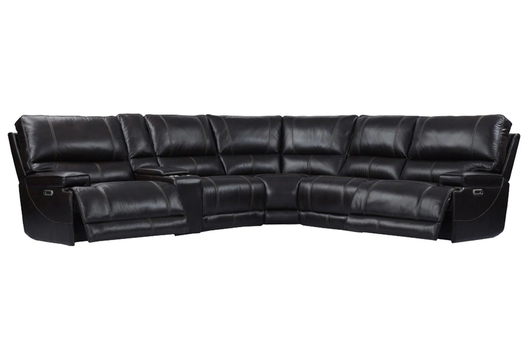 Parker Living Whitman - Powered By Freemotion 6 Piece Modular Power Reclining Sectional with Power Adjustable Headrests