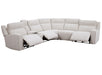 Parker Living Lancaster - Fluffy River Rock 6 Piece Zero Gravity Power Reclining Sectional with Power Adjustable Headrests