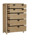 Parker House Escape - Bedroom Queen Panel Bed 2 Nightstands Dresser with Mirror and Chest