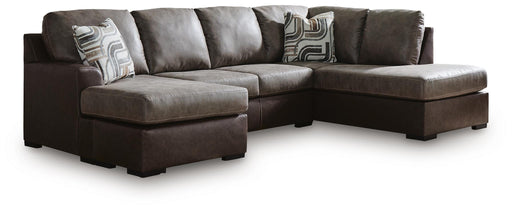 Castille Way Sleeper Sectional with Chaise - MI Hometown Furnishings (MI)*