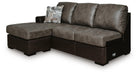 Castille Way Sectional with Chaise - MI Hometown Furnishings (MI)*
