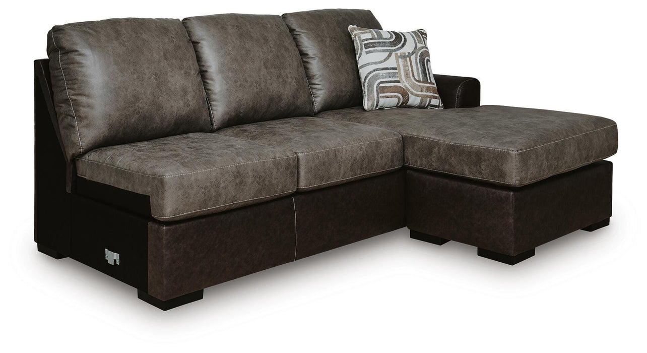 Castille Way Sectional with Chaise - MI Hometown Furnishings (MI)*