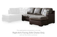 Castille Way Sectional with Chaise - MI Hometown Furnishings (MI)*