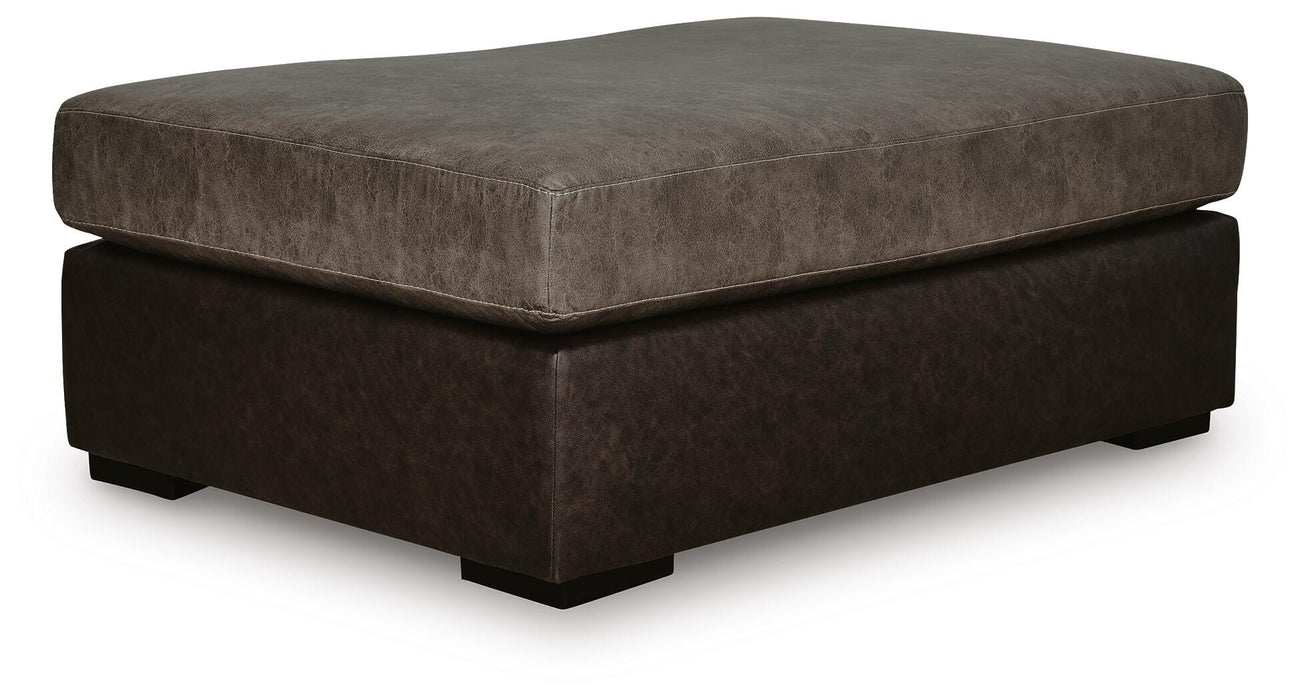 Castille Way Oversized Accent Ottoman - MI Hometown Furnishings (MI)*