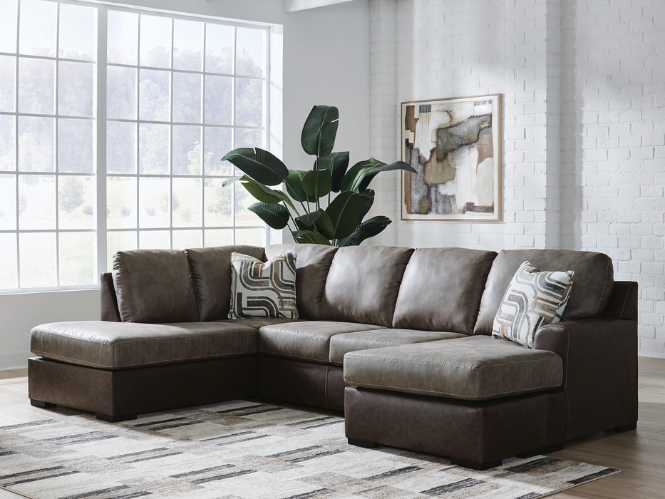 Castille Way Sleeper Sectional with Chaise - MI Hometown Furnishings (MI)*