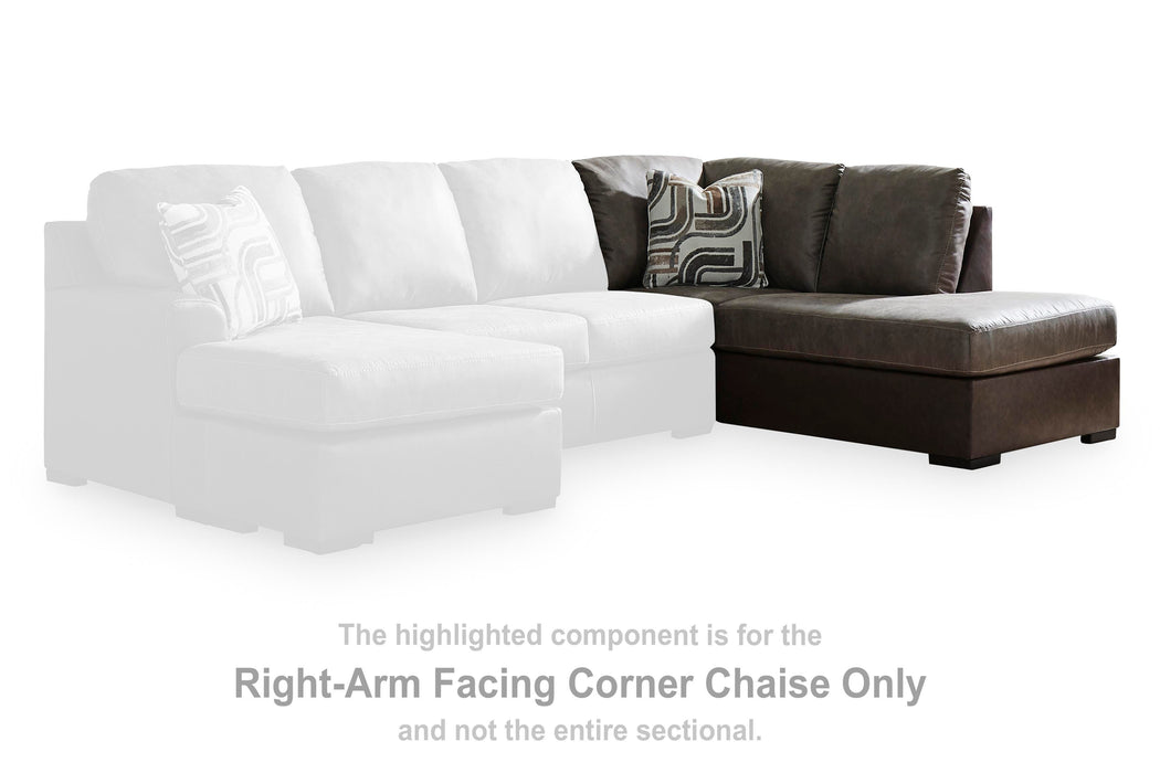 Castille Way Sectional with Chaise - MI Hometown Furnishings (MI)*
