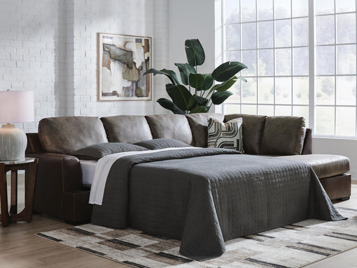 Castille Way Sleeper Sectional with Chaise - MI Hometown Furnishings (MI)*