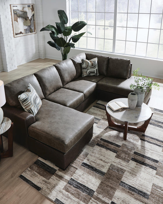Castille Way Sectional with Chaise - MI Hometown Furnishings (MI)*