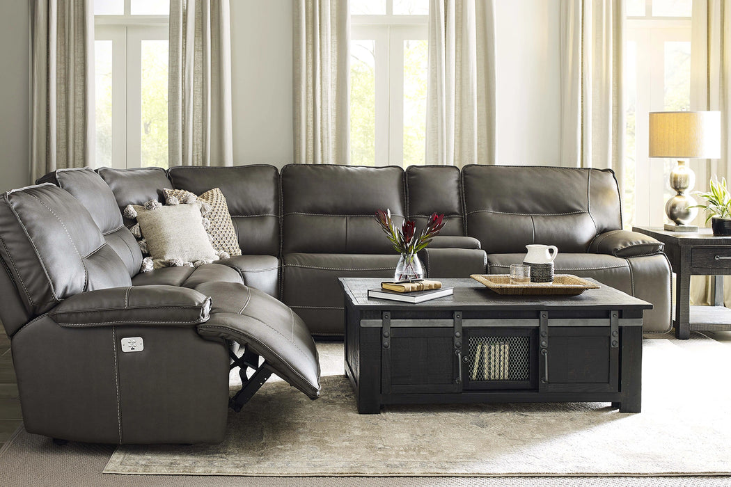 Parker Living Spartacus 6 Piece Modular Power Reclining Sectional with Power Adjustable Headrests