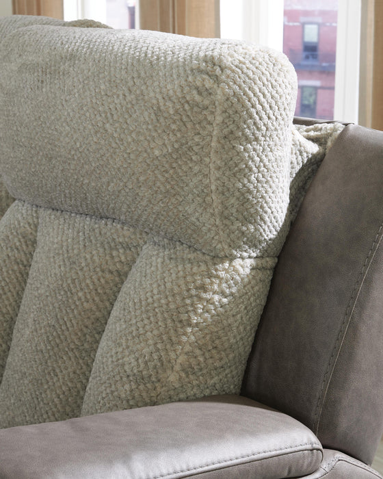 WhipLash Power Reclining Loveseat with Console - MI Hometown Furnishings (MI)*