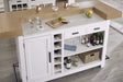 Parker House Americana Modern Dining 78 inch Bar with Quartz Insert