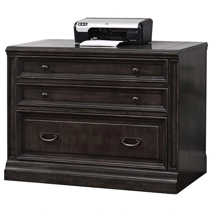 Parker House Washington Heights Lateral File in Washed Charcoal